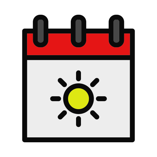여름 Generic Outline Color icon