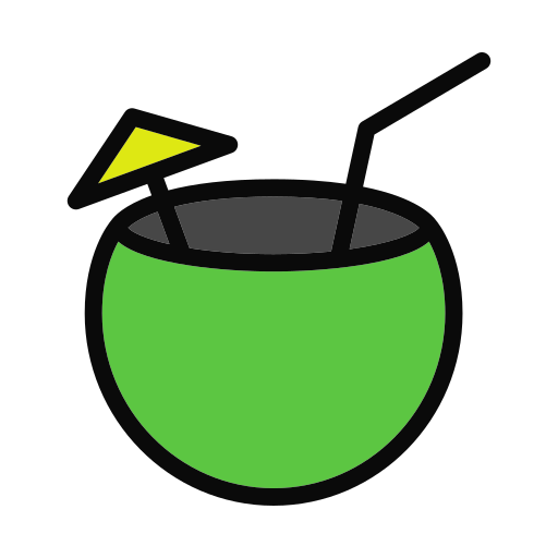 코코넛 음료 Generic Outline Color icon