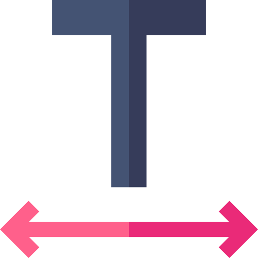 Horizontal Basic Straight Flat icon