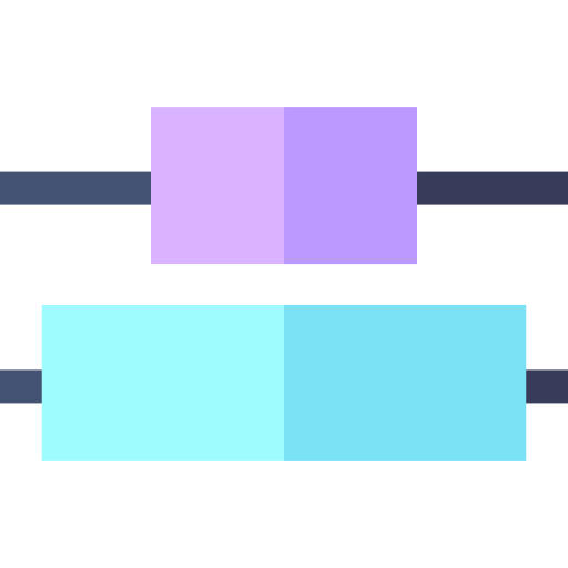 verticaal Basic Straight Flat icoon