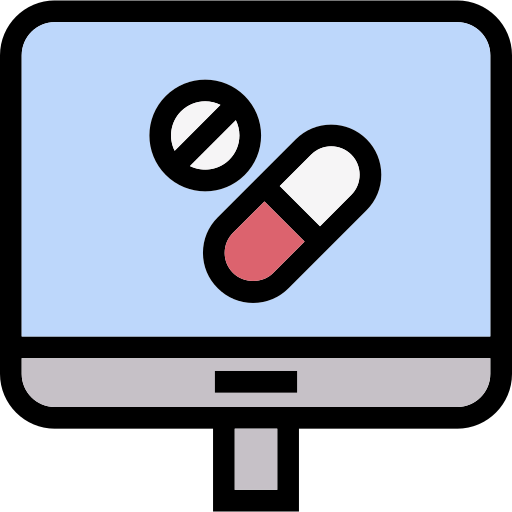Screen Generic Outline Color icon