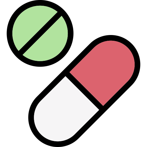 pilules Generic Outline Color Icône