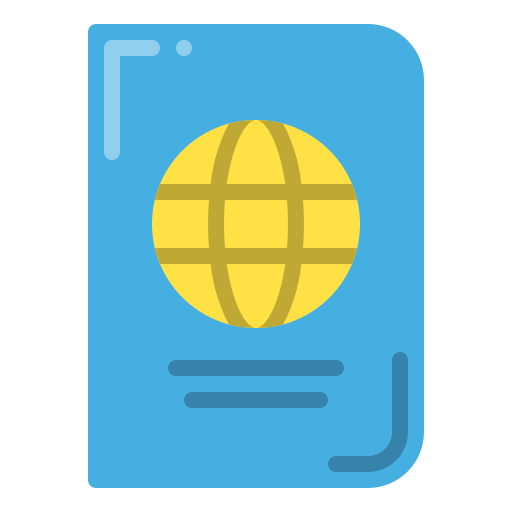 pasaporte Generic Flat icono