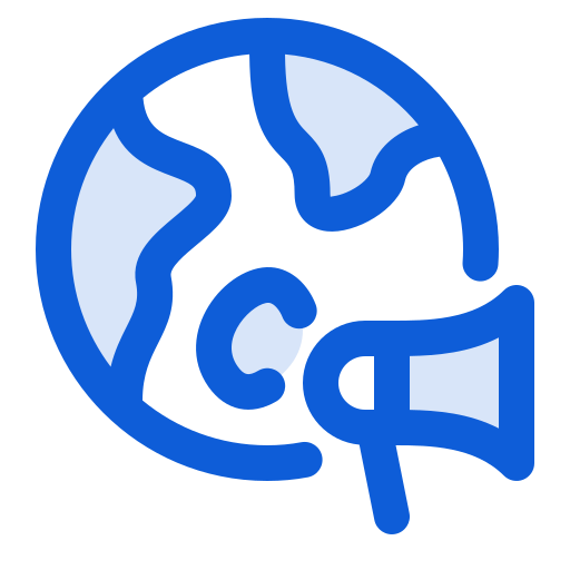 Global market Generic Blue icon