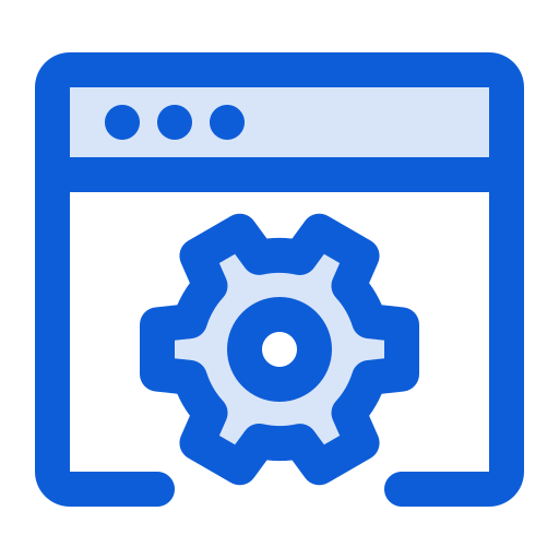 sviluppo web Generic Blue icona
