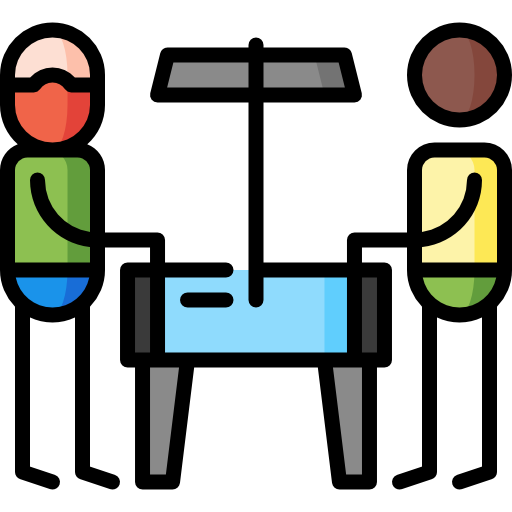 airhockey Puppet Characters Lineal Color icon