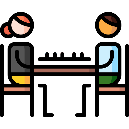 gioco da tavolo Puppet Characters Lineal Color icona