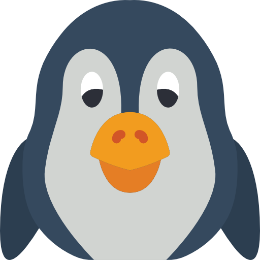 pinguïn Basic Miscellany Flat icoon