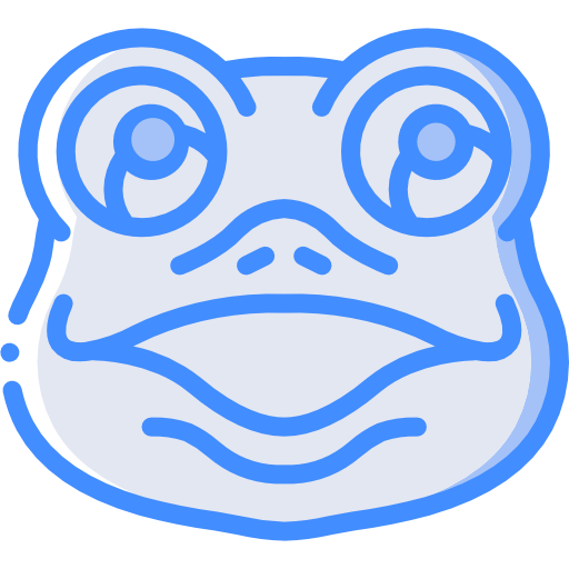 grenouille Basic Miscellany Blue Icône