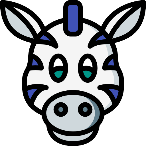 zebra Basic Miscellany Lineal Color ikona
