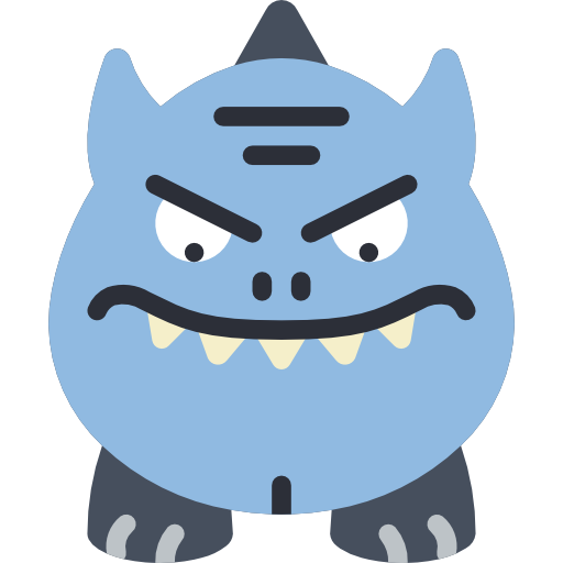 Monster Basic Miscellany Flat icon