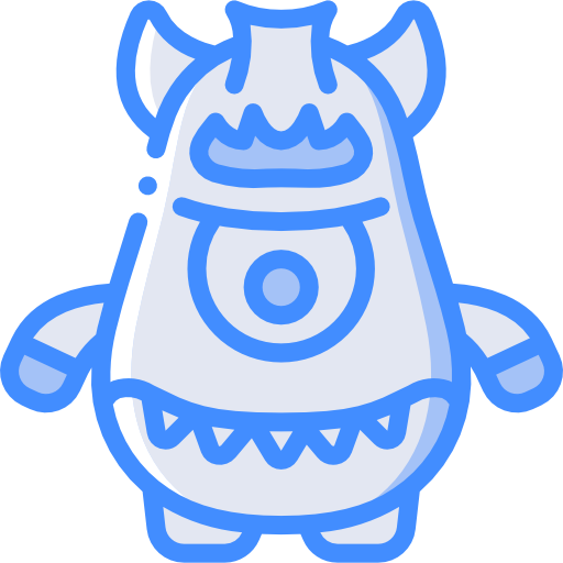 monstruo Basic Miscellany Blue icono