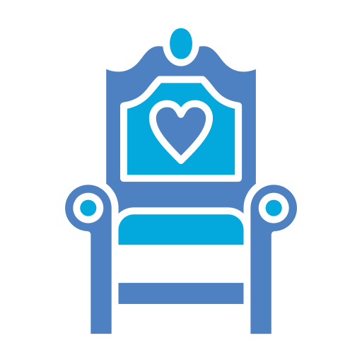 cadeira Generic Blue Ícone