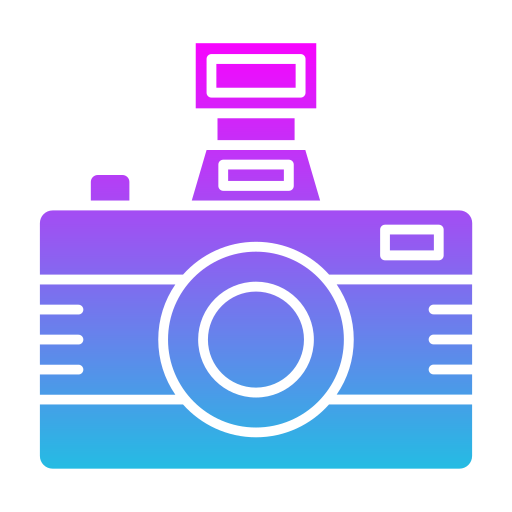 cámara fotográfica Generic Flat Gradient icono