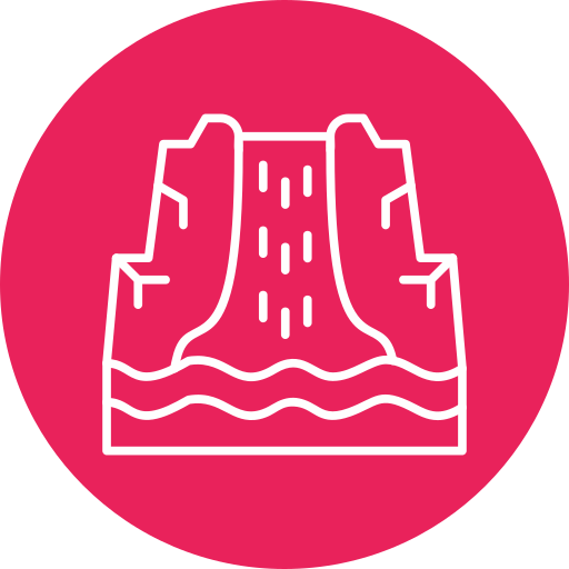 cascada Generic Flat icono