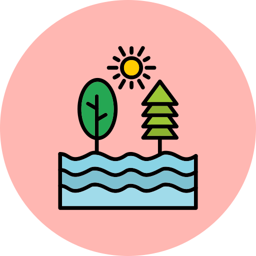 rzeka Generic Outline Color ikona
