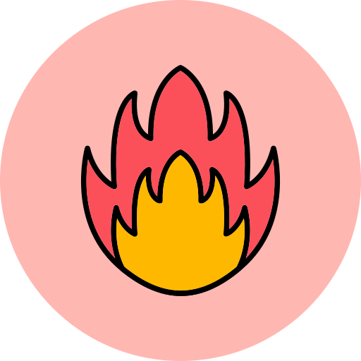 Пожар Generic Outline Color иконка