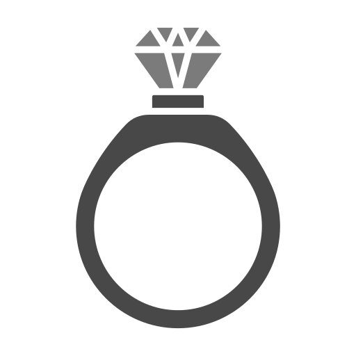 anel de noivado Generic Grey Ícone