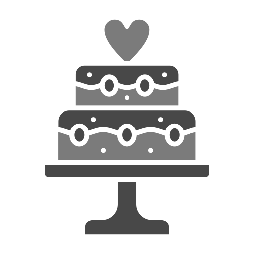 Wedding cake Generic Grey icon