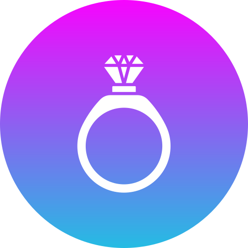 Wedding ring Generic Flat Gradient icon