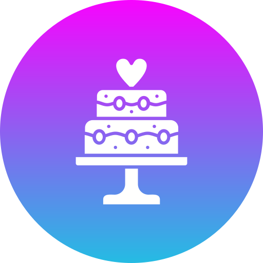 Wedding cake Generic Flat Gradient icon