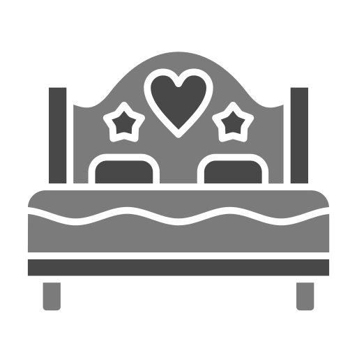 Double bed Generic Grey icon