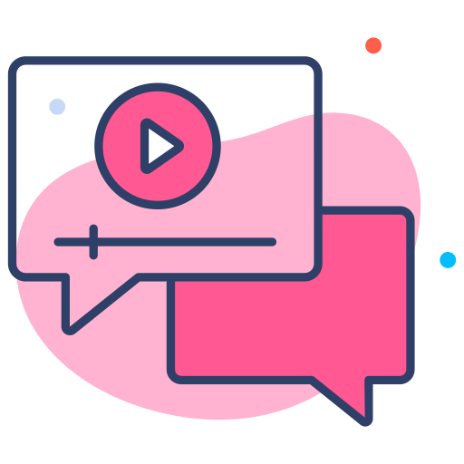 Video chat Generic Rounded Shapes icon