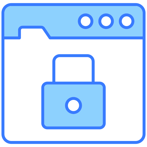 webseite Generic Blue icon