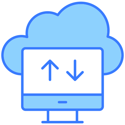 cloud-verbindung Generic Blue icon
