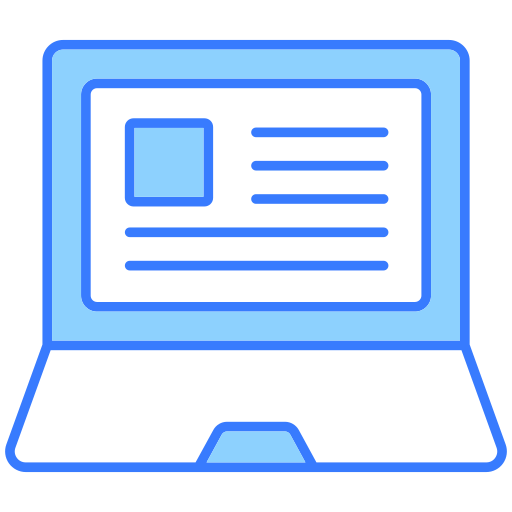 laptop-computer Generic Blue icon