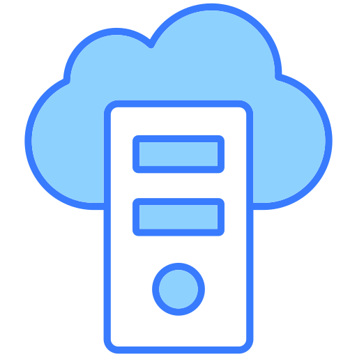 cloud-speicher Generic Blue icon