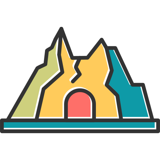 동굴 Generic Color Omission icon