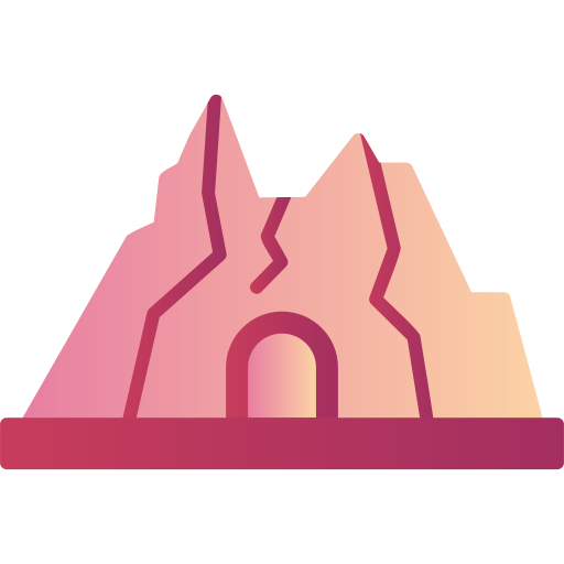 Cave Generic Flat Gradient icon