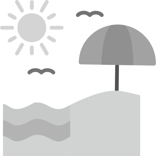 пляж Generic Grey иконка