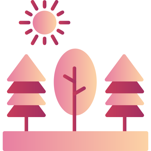 Árboles Generic Flat Gradient icono