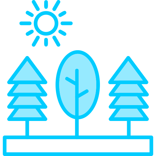 Árboles Generic Blue icono