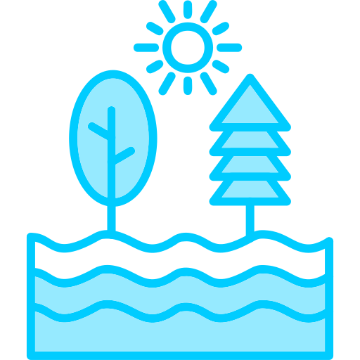 fiume Generic Blue icona