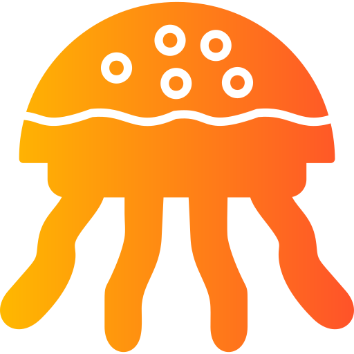 Jellyfish Generic Flat Gradient icon