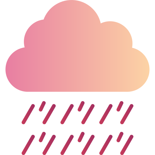 lluvia Generic Flat Gradient icono