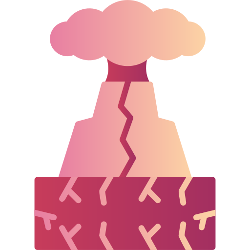 火山 Generic Flat Gradient icon