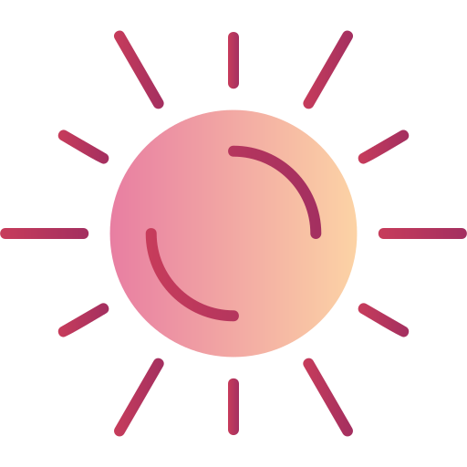 солнце Generic Flat Gradient иконка