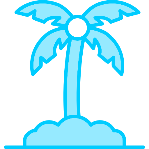 야자수 Generic Blue icon