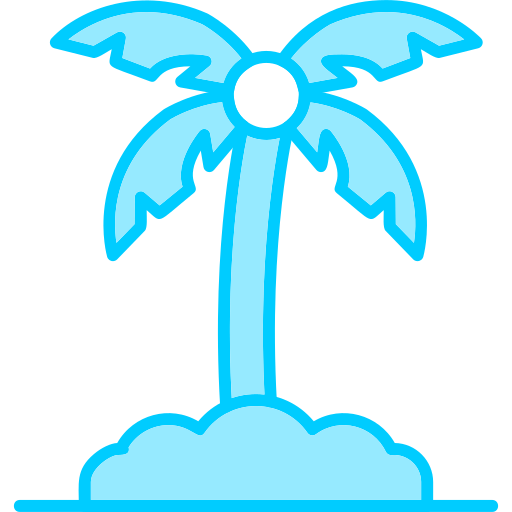 palmera Generic Blue icono