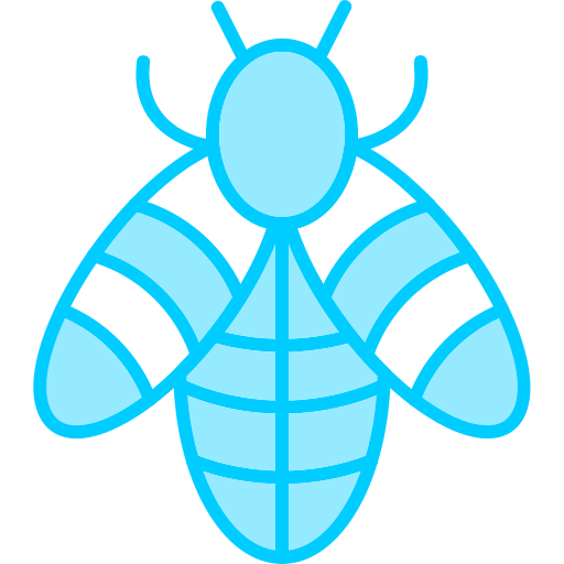 abeja Generic Blue icono