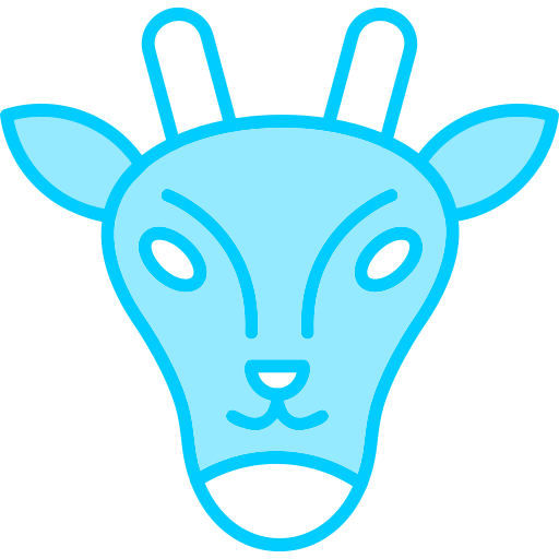 jirafa Generic Blue icono