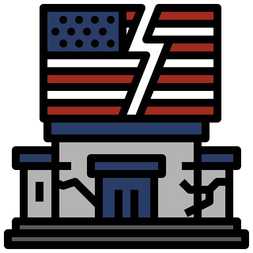 amerika Generic Outline Color icon