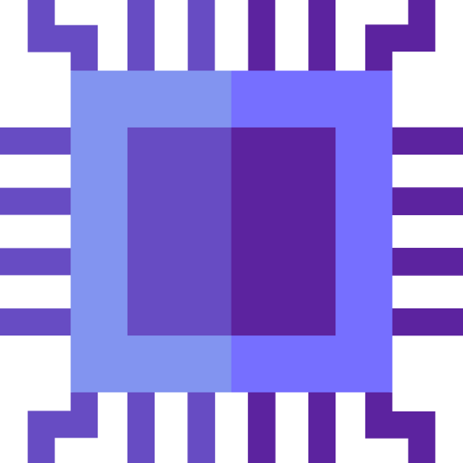 mikrochip Basic Straight Flat icon