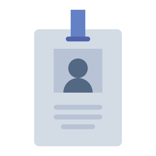 Id card Generic Flat icon