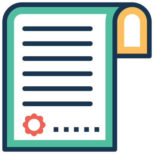Certificate Generic Rounded Shapes icon