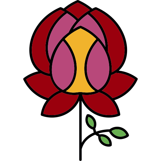 Peony Generic Outline Color icon